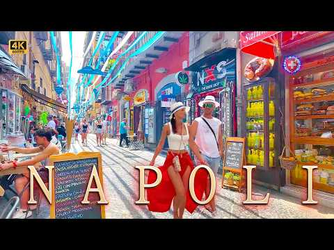 NAPLES ITALY ✨ City with a unique magic !  Walking Tour 4K Via Tribunale - Via Toledo