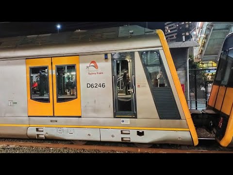 Sydney Trains in action - Night view compilation
