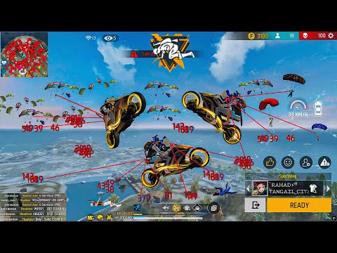 Hacker Lobby 💪 90%Headshot Rate ⚡| Duo Vs Squad Full Gameplay | FREE FIRE