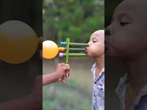 Gab Wood Bamboo DIY That Pops Balloons – Genius Eco Craft Idea!