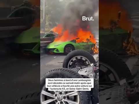 Deux hommes à bord d’une Lamborghini sont décédés samedi 5 septembre