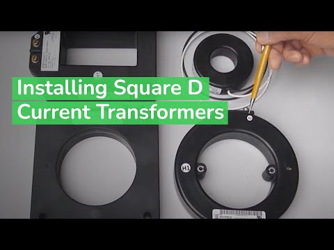 Video: Installing Current Transformers - CT orientation with regard to either "H1" designation, Arrow, or White Dot