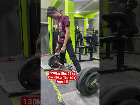 130kg lbs 286  #deadlift #gym
