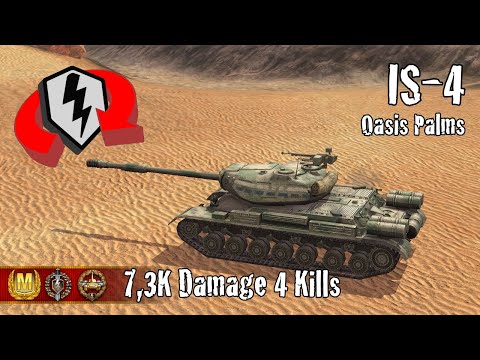 IS-4  |  7,3K Damage 4 Kills  |  WoT Blitz Replays