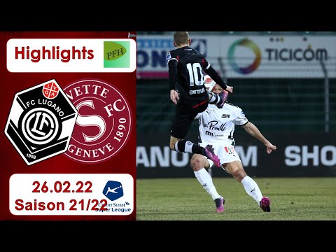 Highlights FC Lugano vs Servette - Genf FC (26.02.22)