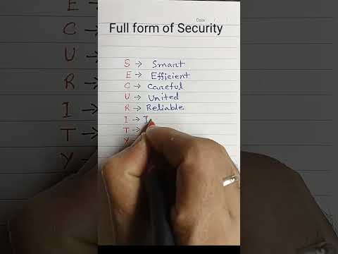 Full form of Security# reels# shorts# ytshorts# online# teaching# simple English with pranay# class#
