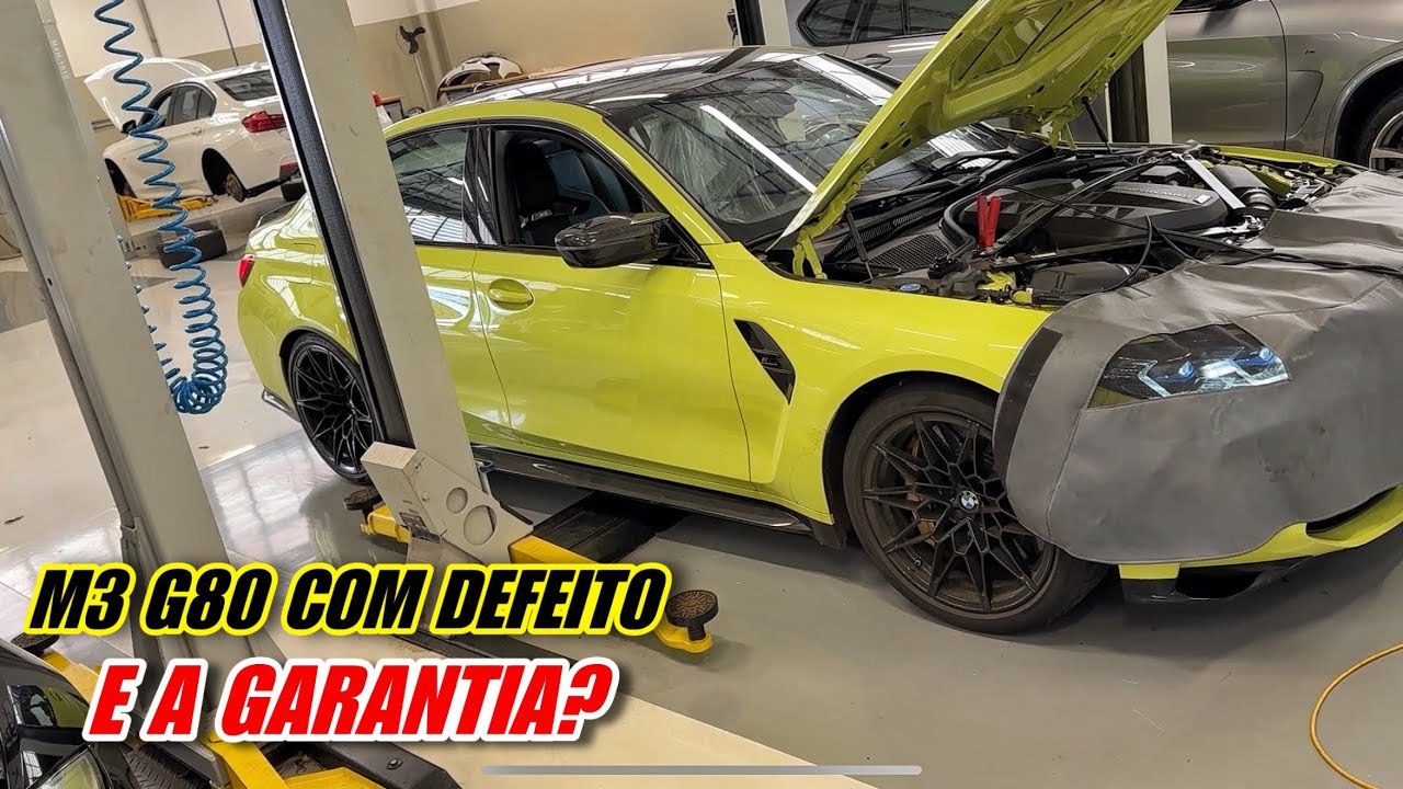 O REAL PROBLEMA NA MINHA M3 G80 ⚠️ BMW vai dar garantia ?
