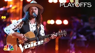 The Voice 2018 Drew Cole - Live Playoffs: "Wild Horses"