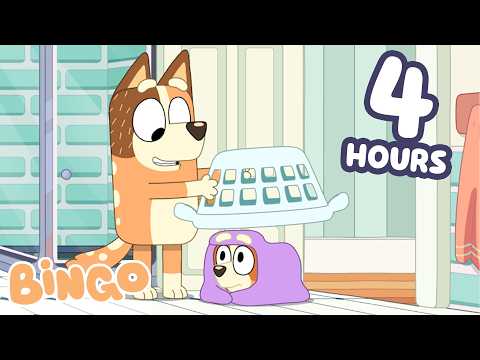 🔴 LIVE: Bingo is a GHOST?! 👻🧺🧡 | 4 Hours Of Spooky Play! | Bingo - Official Channel