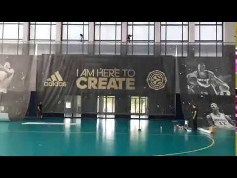 XXL-Banner Montage | Berlin |ADIDAS NGT