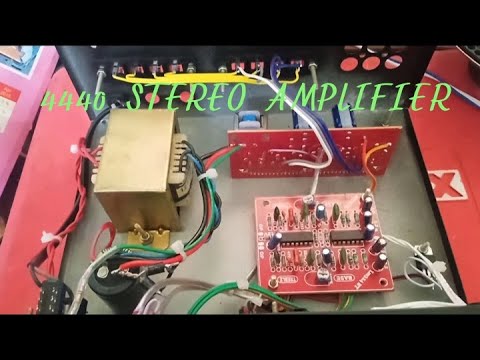 4440 Stereo Amplifier #mrselectronics
