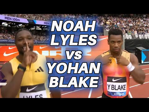Noah Lyles vs Yohan Blake 100m Showdown