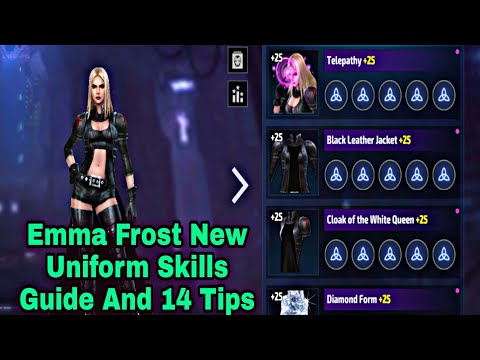 Emma Frost T3 New Uniform Patch Notes Guide And 14 Suggestions - Marvel Future Fight