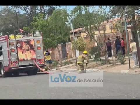 La Voz TV: incendio en Plaza Huincul