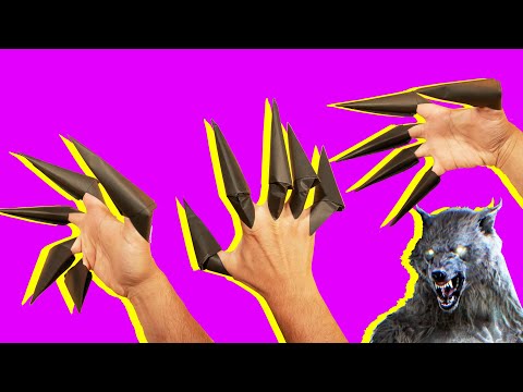 How to make dragon claws out of paper/ Origami dragon claws