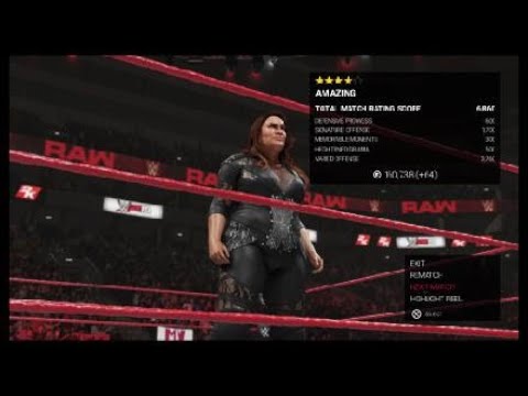 WWE 2K19 - Nia Jax VS Chun Li + Requested Match