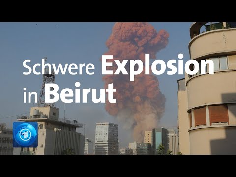 Viele Verletzte befürchtet: Heftige Explosion in Beirut