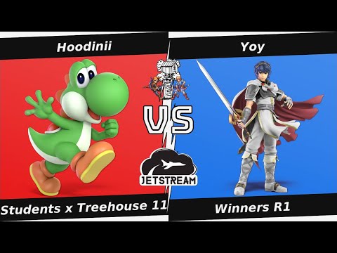 Students x Treehouse 11 Winners R1 - Hoodinii (Yoshi) Vs. Yoy (Marth) Smash Ultimate - SSBU