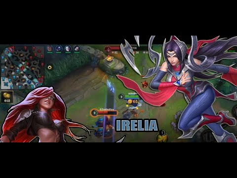 IRELIA VS KATARINA MIDLANE (UNCUT GAMEPLAY)