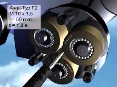 LMT Fette Threadrolling Animation on CNC Lathe_LMT USA.mpg