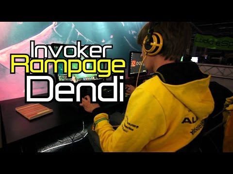 Na'Vi.Dendi Amazing Invoker Rampage!