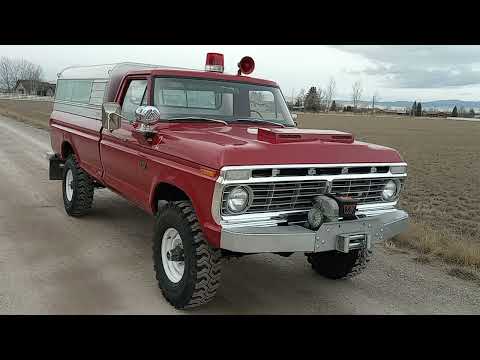 1973 Ford F-250 Custom Highboy Brush Fire Truck
