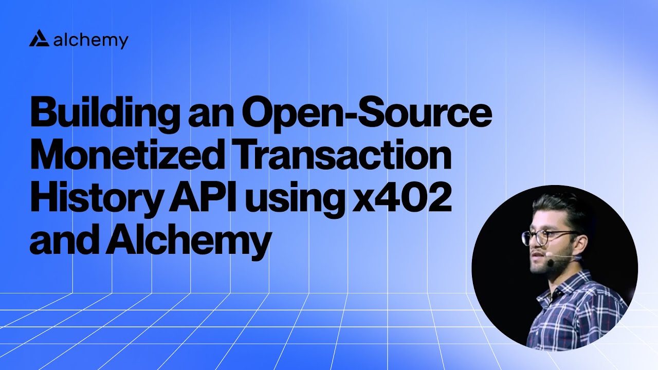 Building an Open-Source Monetized Transaction History API using x402 and Alchemy