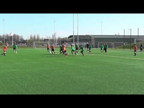 18 april 2015 VV De Meern D3 - DSO Ultrajectum D1 com 0-1 Schot Andy