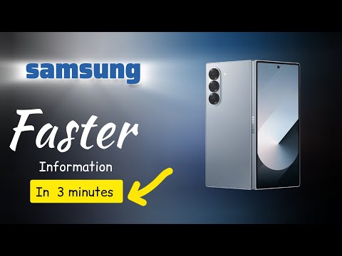 Samsung Galaxy Z Fold 6 | Foldable Flagship | Ultra-Wide Screen | Pro Multitasking