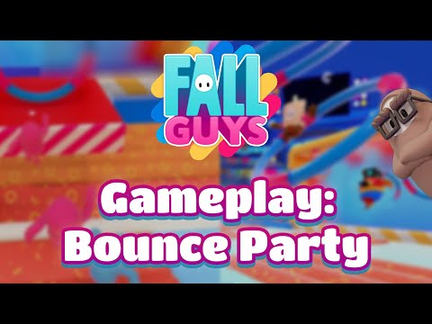 Fall Guys Season 1 FFA - Bounce Party Gameplay (exclusive)