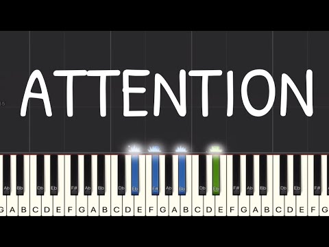 Charlie Puth - Attention Piano Tutorial | Medium