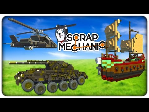 EPICHE MACCHINE DA GUERRA | Scrap Mechanic Migliori Creazioni [ITA]