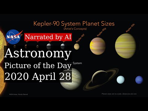 APOD: 2020-04-28 - The Kepler-90 Planetary System (Narrated by Amy)