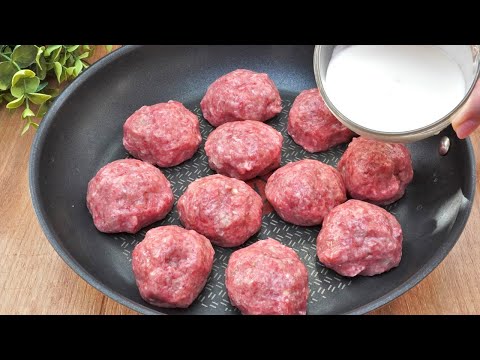 My family asks me to make this dish 3 times a week! Meatballs with cream sauce