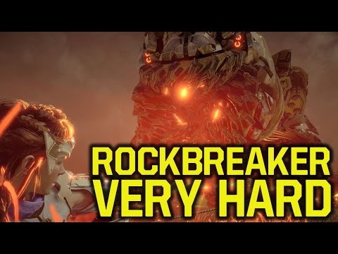 Horizon Zero Dawn gameplay - KILLING ROCKBREAKER on VERY HARD (Horizon Zero Dawn Rockbreaker guide) Video