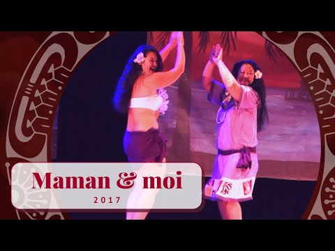 When my mum accepts dancing with me on stage ! Aparima 2016