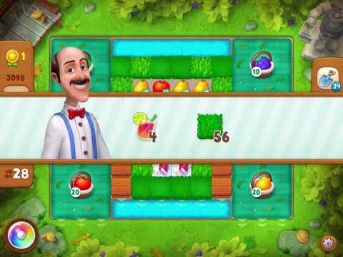 Homescapes Level 3098 With No Boosters - Rooftop Garden: Sprinkler