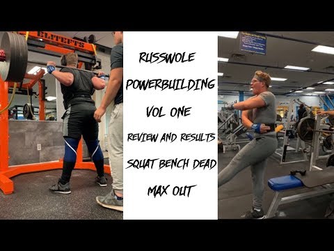 RussWole Powerbuidling Vol.1 Program Review And Results!!!! New PRS!