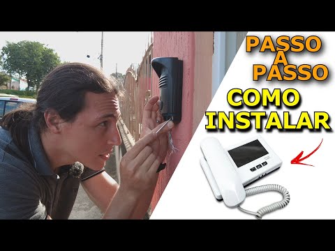 COMO INSTALAR UM VÍDEO PORTEIRO