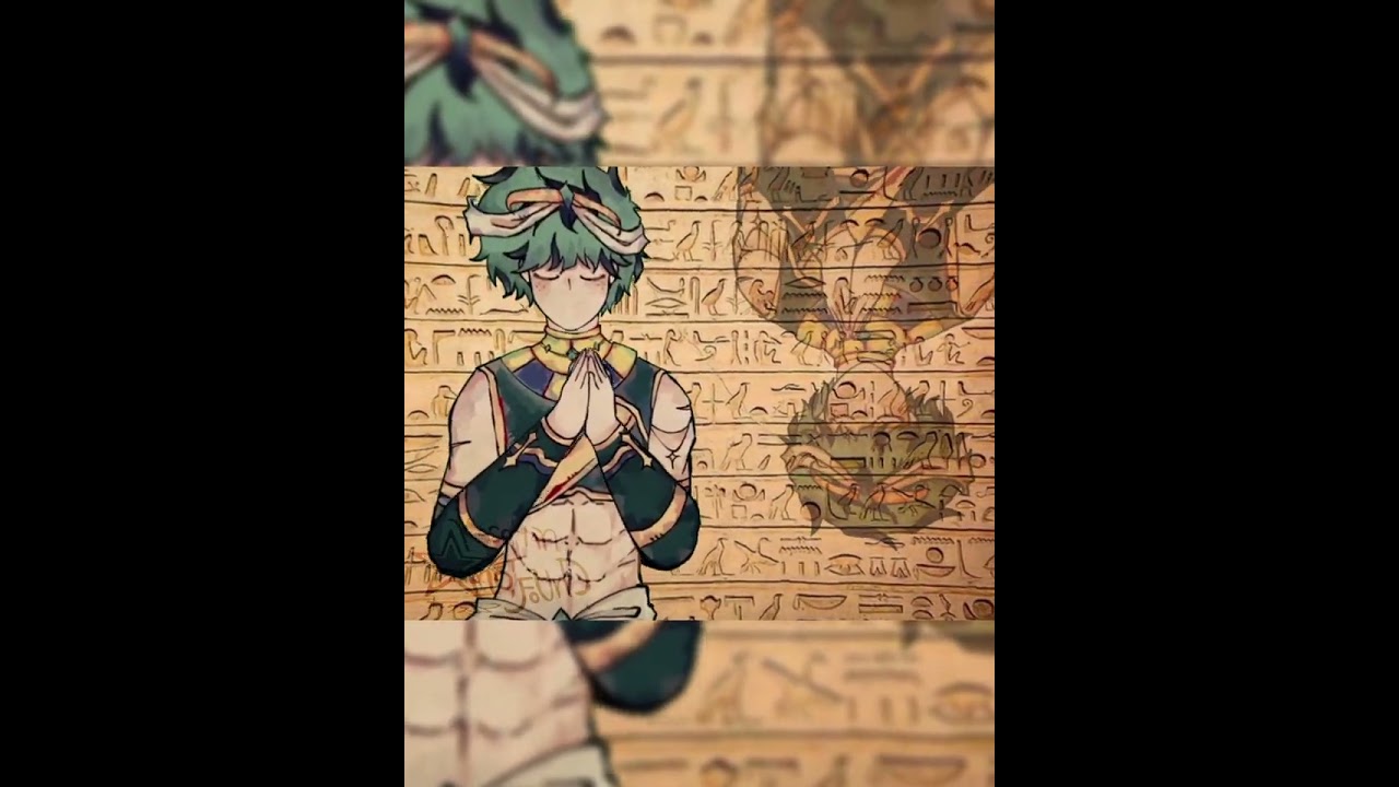 ☆》 Egyptian trend // Ft. Izuku // #art #edit #fyp #dontflop