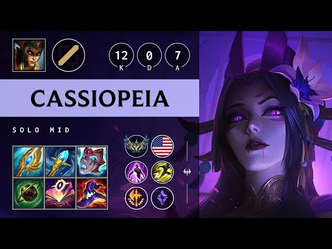 Cassiopeia Mid vs Cho'Gath - NA Challenger Patch 25.05