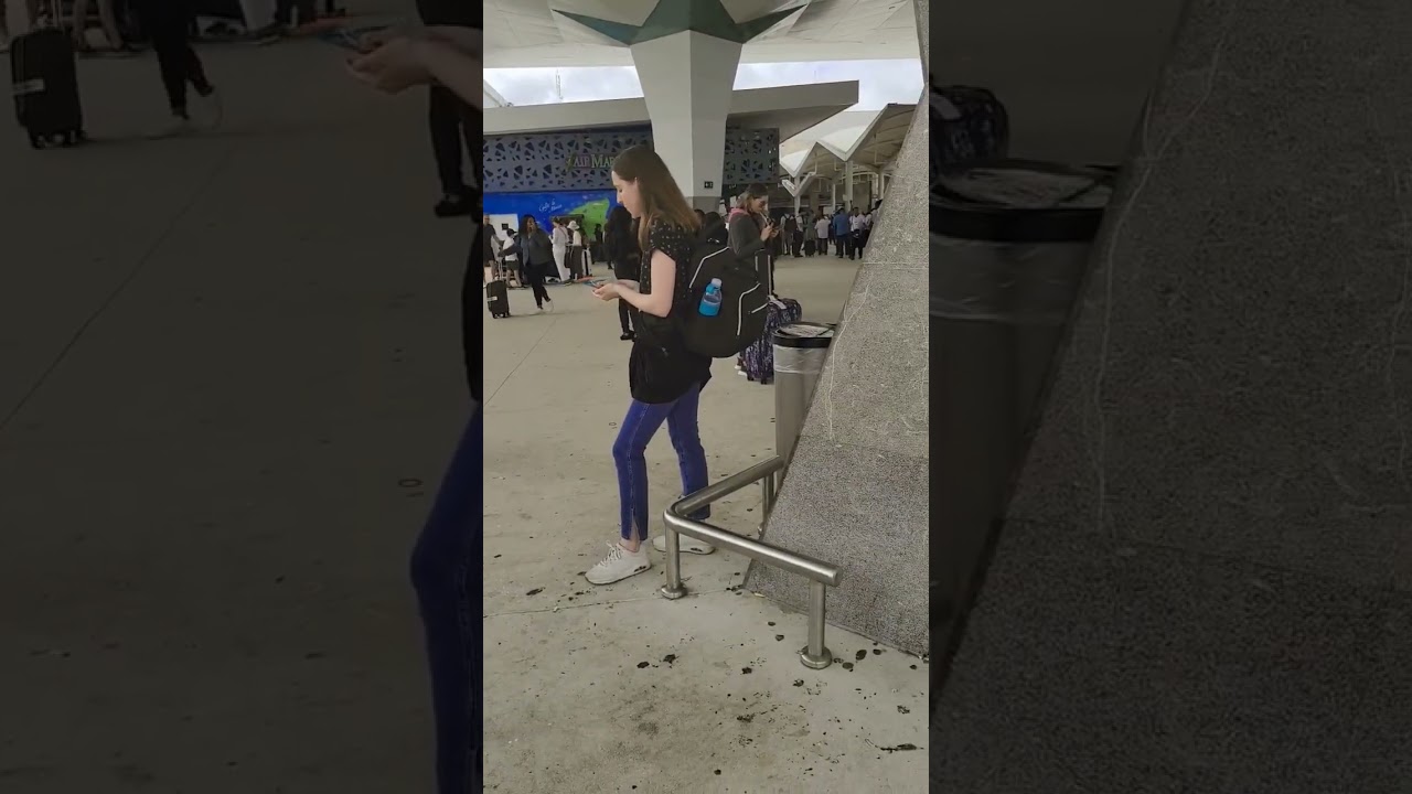 Outside Cancun International Airport  Go with USA Transfers 🇺🇸 for private shuttle service #cancun