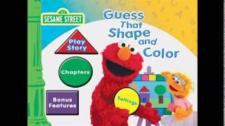 Sesame Street: Guess That Shape & Color - DVD 