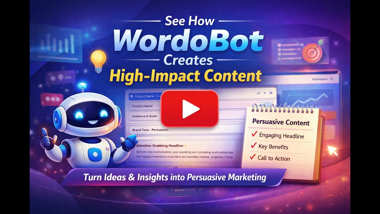 AI Marketing Content Generator Tutorial | Wordobot Demo &amp; Guide