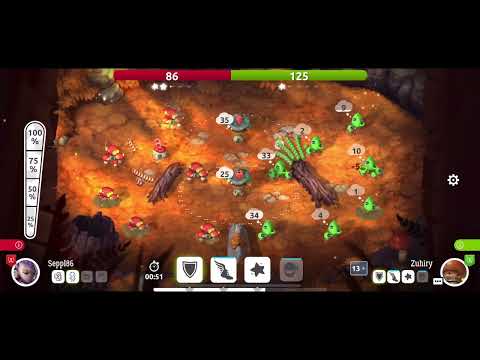 Mushroom Wars 2 Mobile Game Fast Wining Battle RUDO vs CREE amazing one strategy