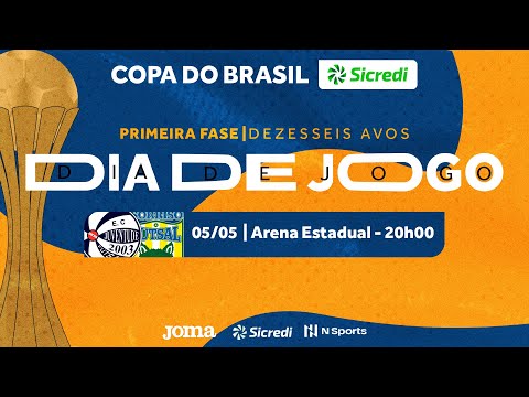 Copa do Brasil Sicredi 2023 - Juventude x ASF Sorriso - 1ª Fase - Jogo Ida - Ao vivo
