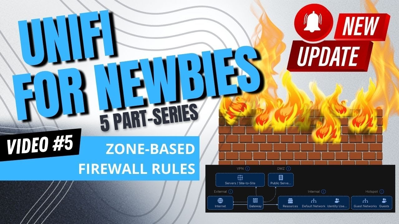New to Ubiquiti?  Video Series #5 -  Zoned-Based Firewall Rules