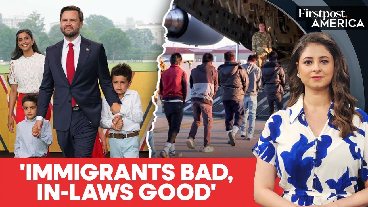 Vance Says His Indian-Origin Family Enriched US, Points out H-1B Fraud | Firstpost America | N18G