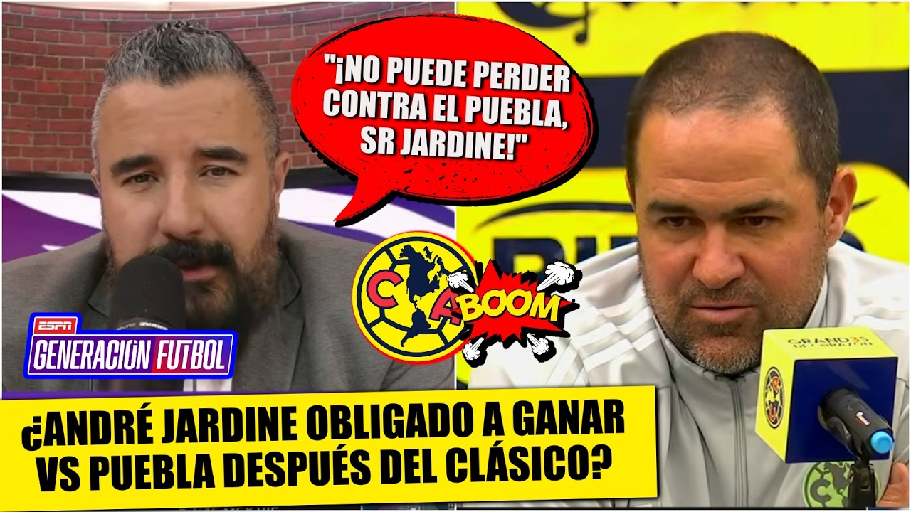 SIN TAPUJOS André Jardine debería presentar su renuncia SI AMÉRICA PIERDE vs PUEBLA | Generación F