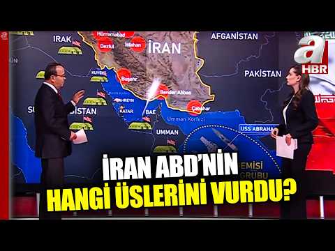 ABD Ve İsrail İran'da Hangi Bölgeleri Vurdu?  | A Haber